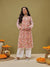 Ada Hand Embroidered White Georgette Lucknowi Chikankari Straight Kurta With Slip A100425