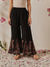 Ada Hand Embroidered Black Georgette Lucknowi Chikankari Palazzo A711196